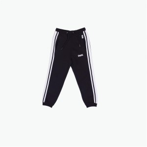 Jogger Nohavice Lonsdale Detske Čierne | SK-EP6814572