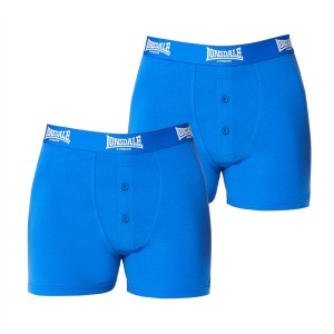 Kratasy Lonsdale 2 Pack Boxers Panske Modre | SK-GE8350792