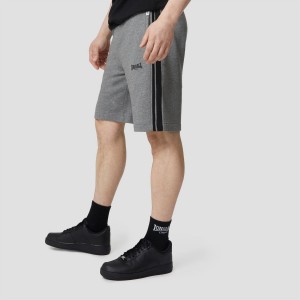 Kratasy Lonsdale Stripe Panske Siva | SK-BH8403612