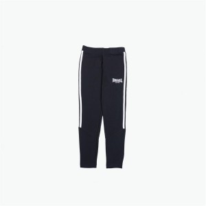 Leginy Lonsdale 2 Stripe Detske Čierne | SK-VS3182405