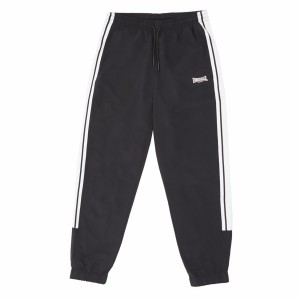 Nohavice Lonsdale 2 Stripe CH Woven Panske Čierne | SK-QD1406792