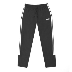 Nohavice Lonsdale 2 Stripe OH Woven Bottom Panske Čierne | SK-CJ3760982