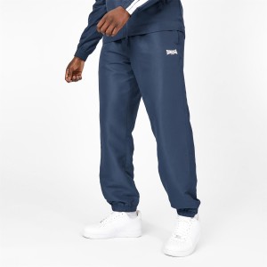 Nohavice Lonsdale Essential CH Woven Jogging Bottoms Panske Námornícka Modrá | SK-ZG9461327