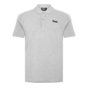 Polokosele Lonsdale 2 Stripe Kratke Sleeve Panske Siva | SK-FX4297083