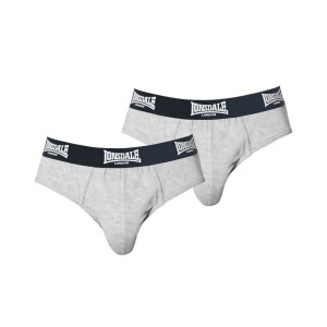 Slipy Lonsdale 2Pk Panske Siva | SK-IR7154203