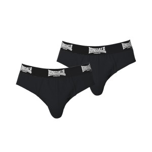 Slipy Lonsdale 2Pk Panske Čierne | SK-UM9721853