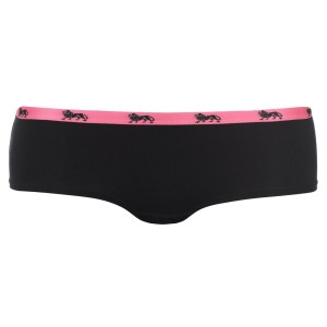 Spodne Pradlo Lonsdale Single Kratke Ladies Damske Čierne Ruzove | SK-GU2635917