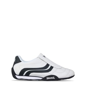 Tenisky Lonsdale Camden Slip Panske Biele Námornícka Modrá | SK-UB9872013
