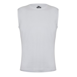 Tricko Lonsdale Bez Rukavov Small Logo Panske Biele | SK-SU7491062