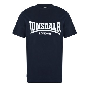 Tricko Lonsdale Essentials Logo Panske Námornícka Modrá | SK-JP0923718