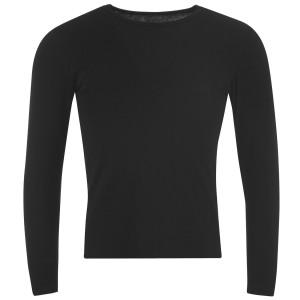 Tricko Lonsdale Long Sleeve Panske Čierne | SK-DC3546780
