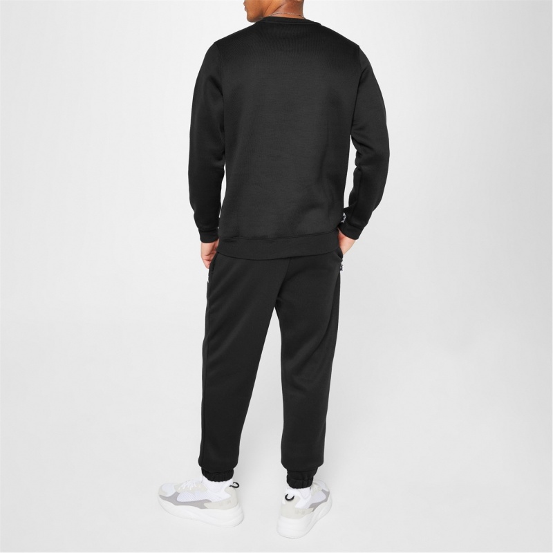 Jogger Nohavice Lonsdale Essential Panske Čierne | SK-OX8324157