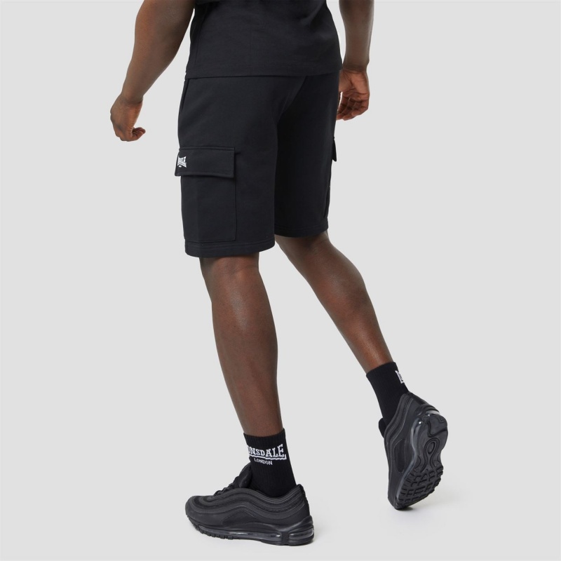 Kratasy Lonsdale Cargo Panske Čierne | SK-UZ8105943