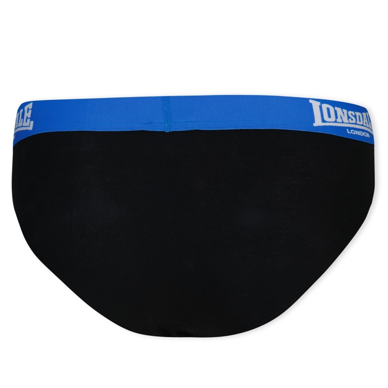 Slipy Lonsdale 2 Pack Junior Boys Detske Čierne Modre | SK-XM5714923