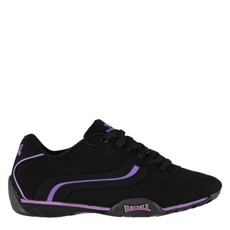 Tenisky Lonsdale Camden Ladies Damske Čierne Nachový | SK-EC0574893